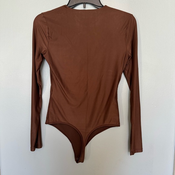 NWT Abercrombie & Fitch Brown Bodysuit - Small - Picture 5 of 9